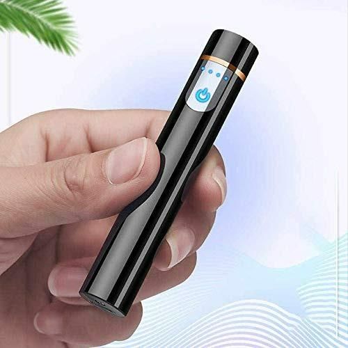 Mini Cylinder Smart LCD USB Lighter