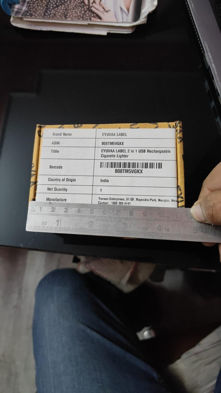 Mini Cylinder Smart LCD USB Lighter